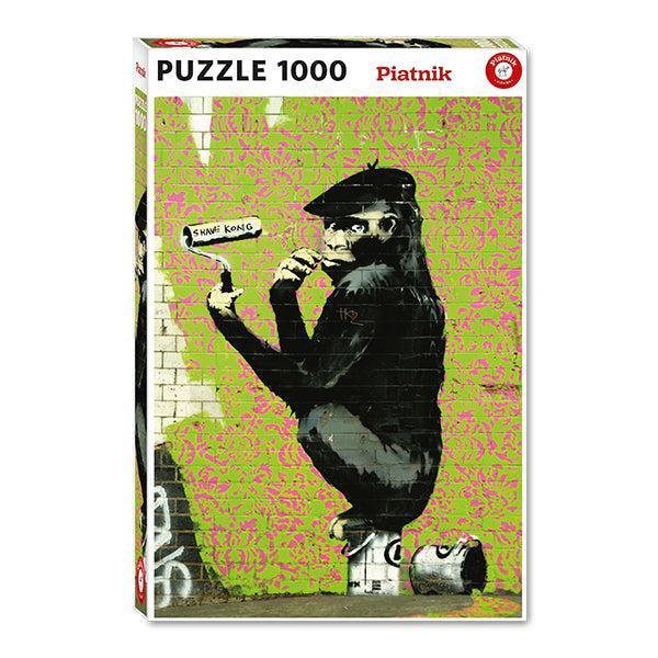 Roller Chimp by Banksy - 1000 Piece Jigsaw Puzzle