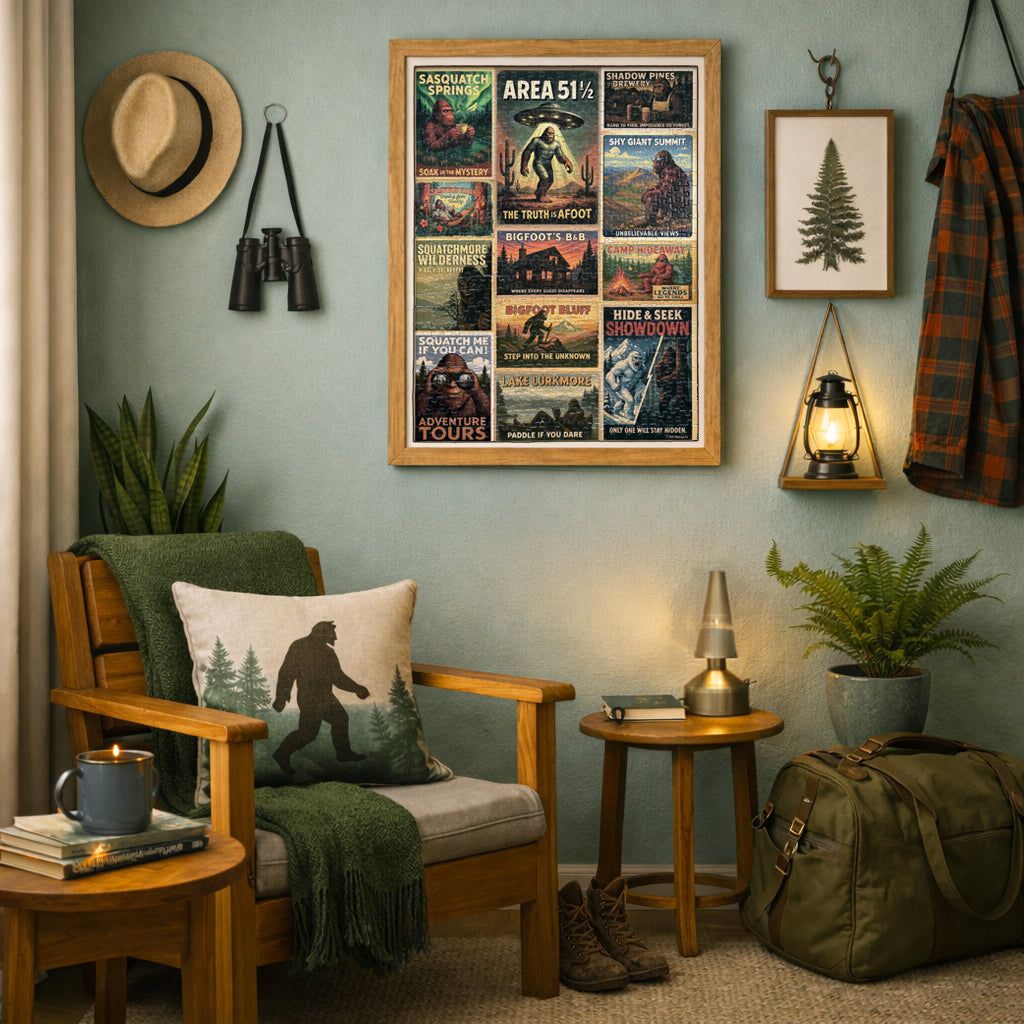 Bigfoot: The Legend is Afoot - 500 Piece Jigsaw Puzzle