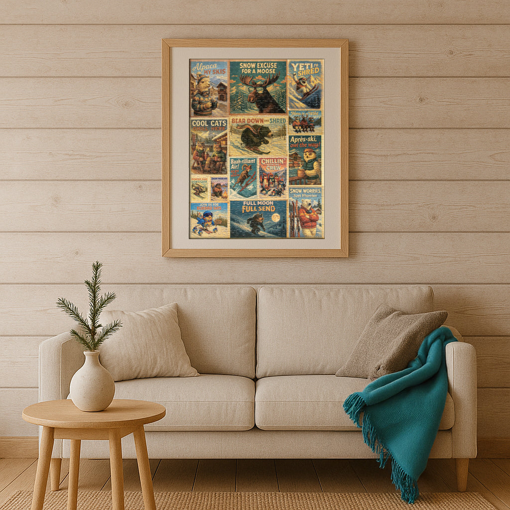 In Cool Company - 500 Piece Jigsaw Puzzle