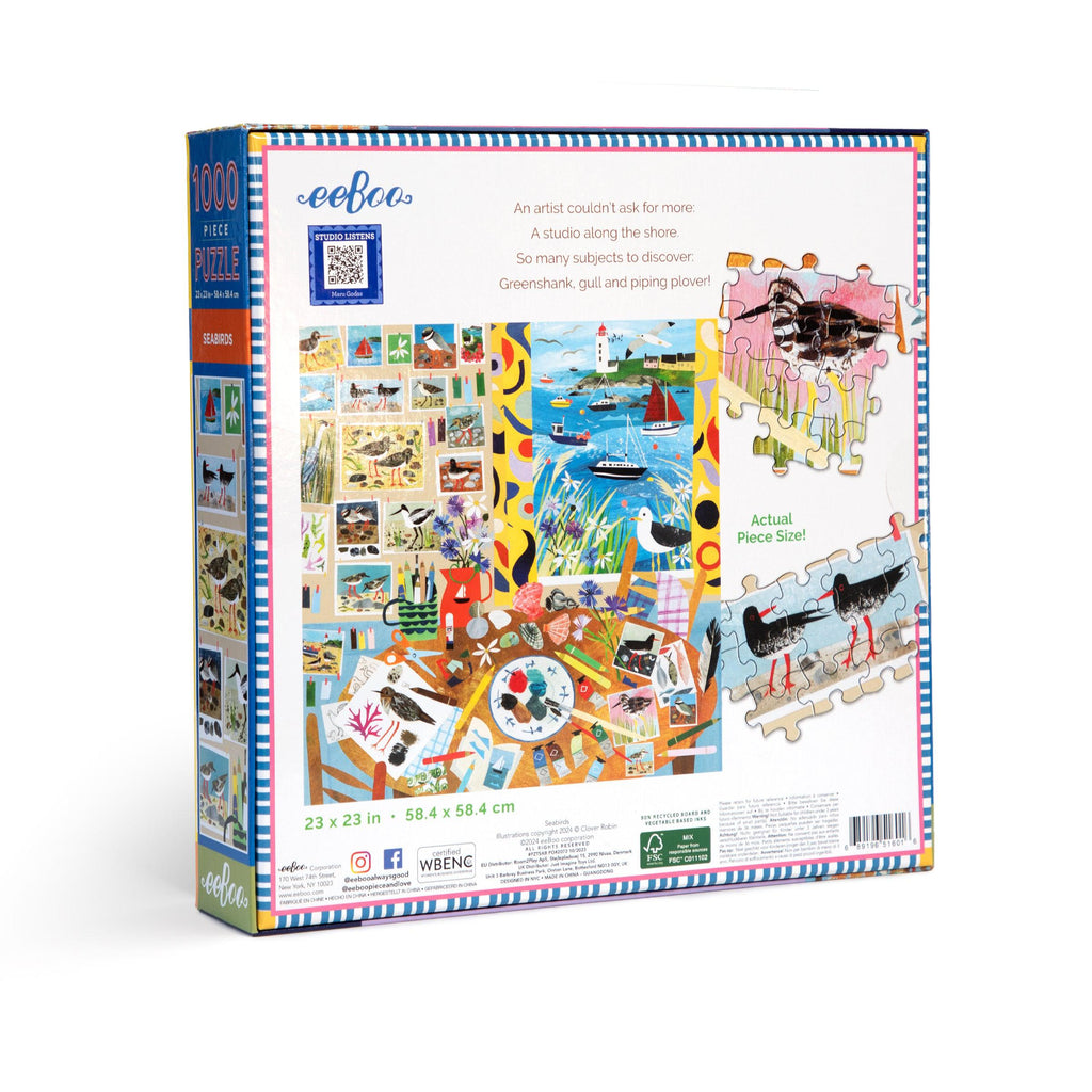 Seabirds – 1000 Piece Coastal Bird Puzzle