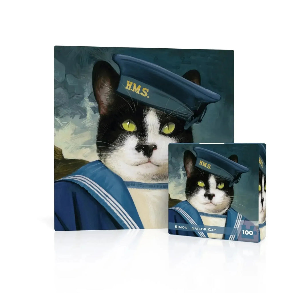 Simon Sailor Cat – 100 Piece Mini Jigsaw Puzzle