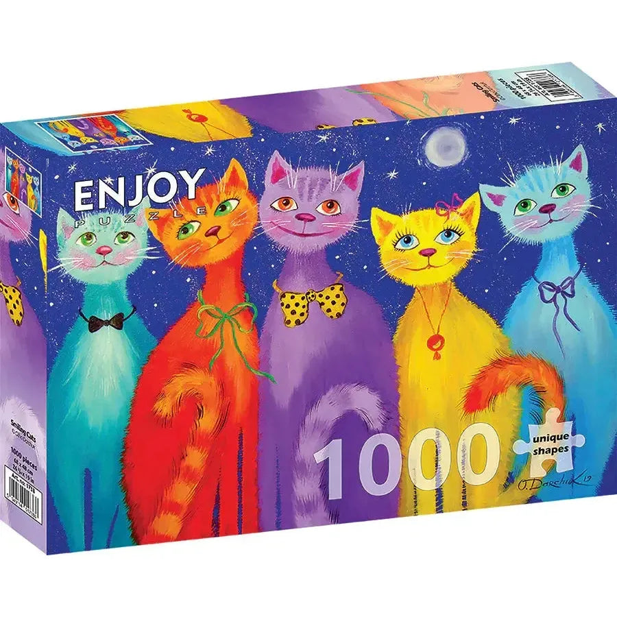 Smiling Cats – 1000 Piece Jigsaw Puzzle