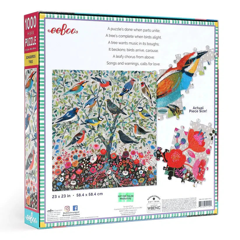 Songbirds Tree - 1000 Piece Jigsaw Puzzle