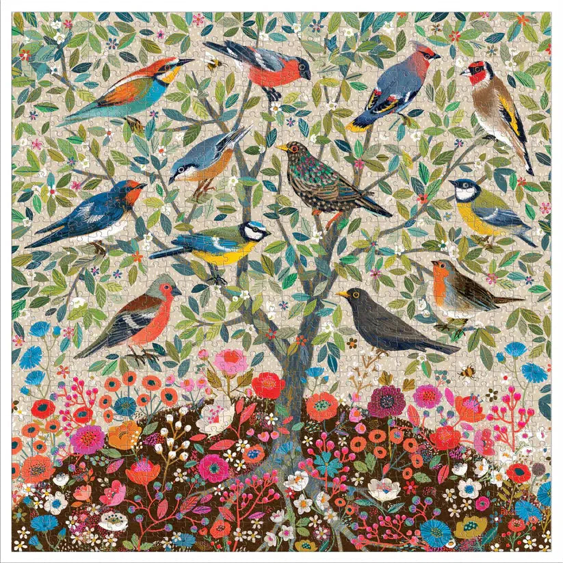 Songbirds Tree - 1000 Piece Jigsaw Puzzle