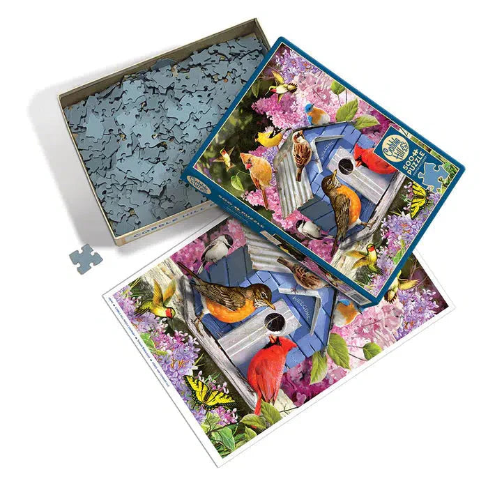 Spring Birdhouse - 500 Piece Jigsaw Puzzle
