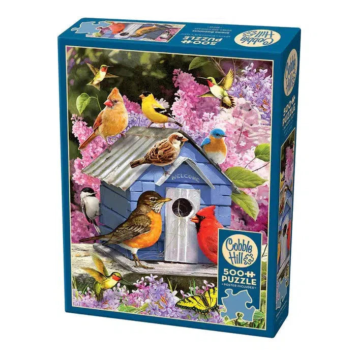 Spring Birdhouse - 500 Piece Jigsaw Puzzle