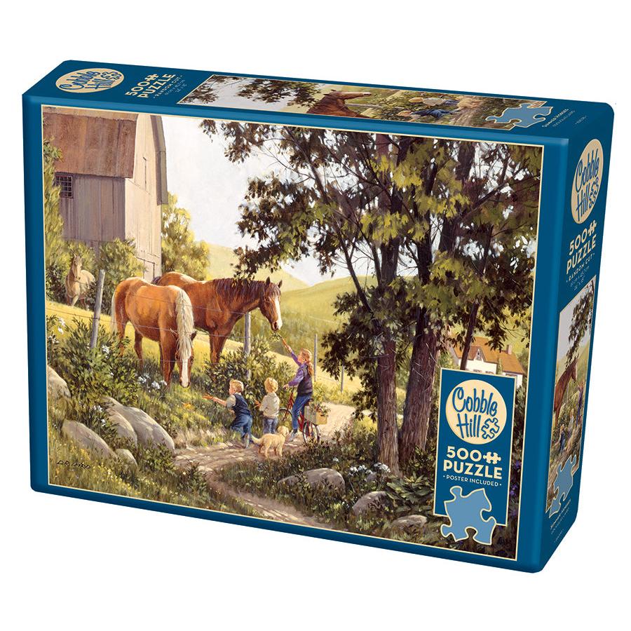 Summer Horses - 500 Piece Jigsaw Puzzle