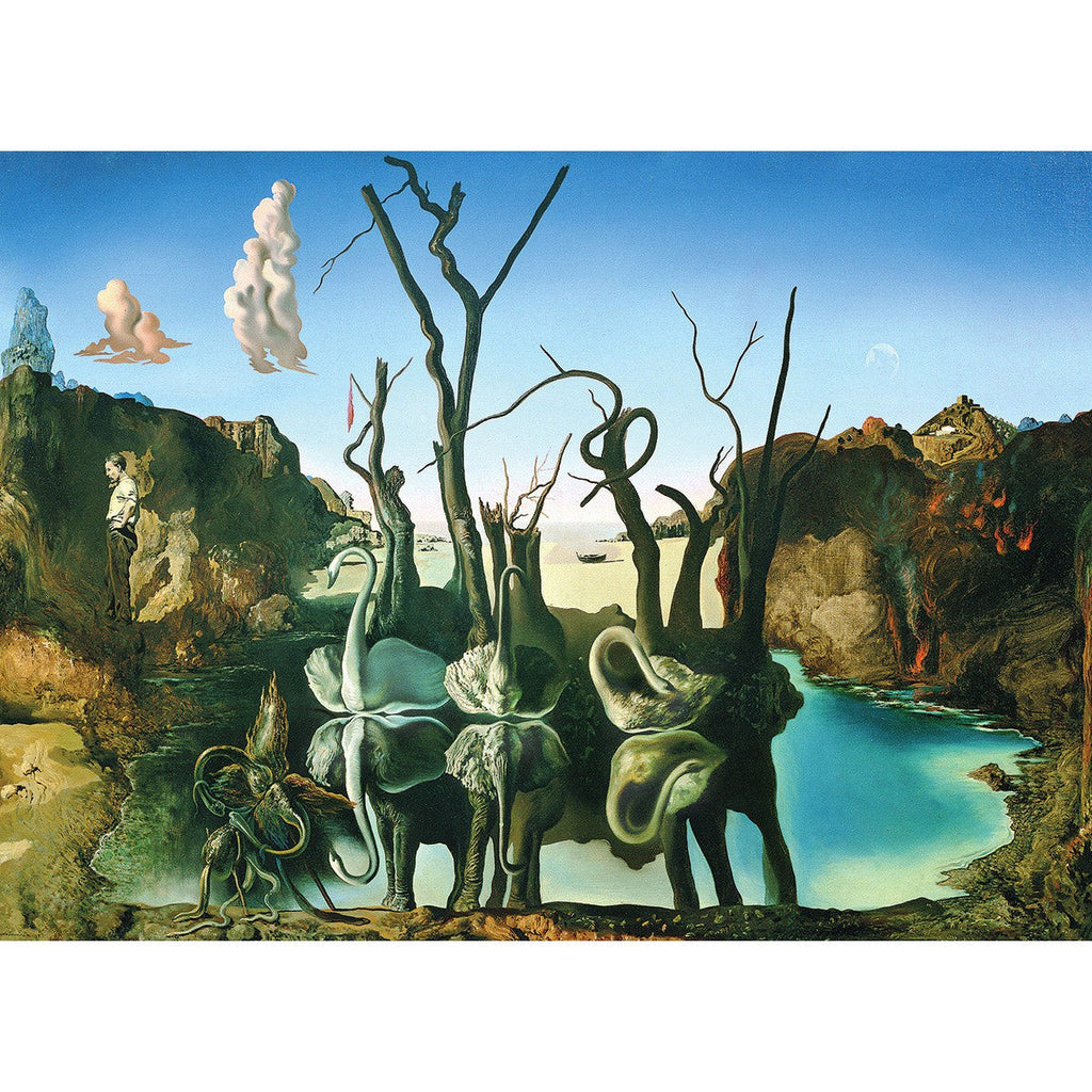 Swans Reflecting Elephants – 1000 Piece Jigsaw Puzzle
