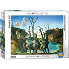 Swans Reflecting Elephants – 1000 Piece Jigsaw Puzzle