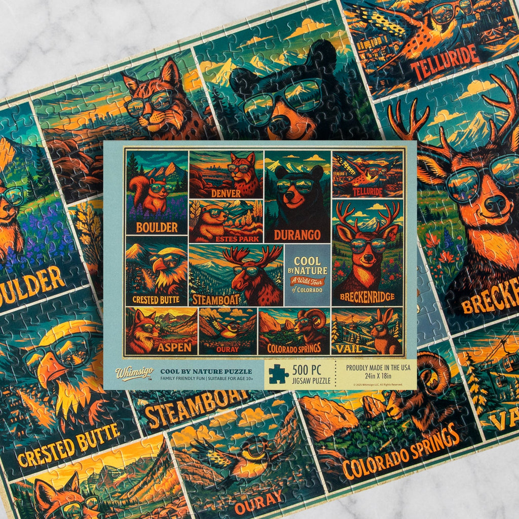 Cool By Nature: A Wild Tour of Colorado - 500 Piece Jigsaw Puzzle