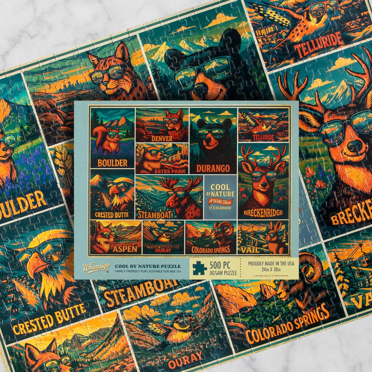 Cool By Nature: A Wild Tour of Colorado - 500 Piece Jigsaw Puzzle