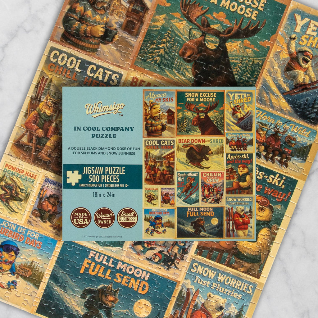 In Cool Company - 500 Piece Jigsaw Puzzle