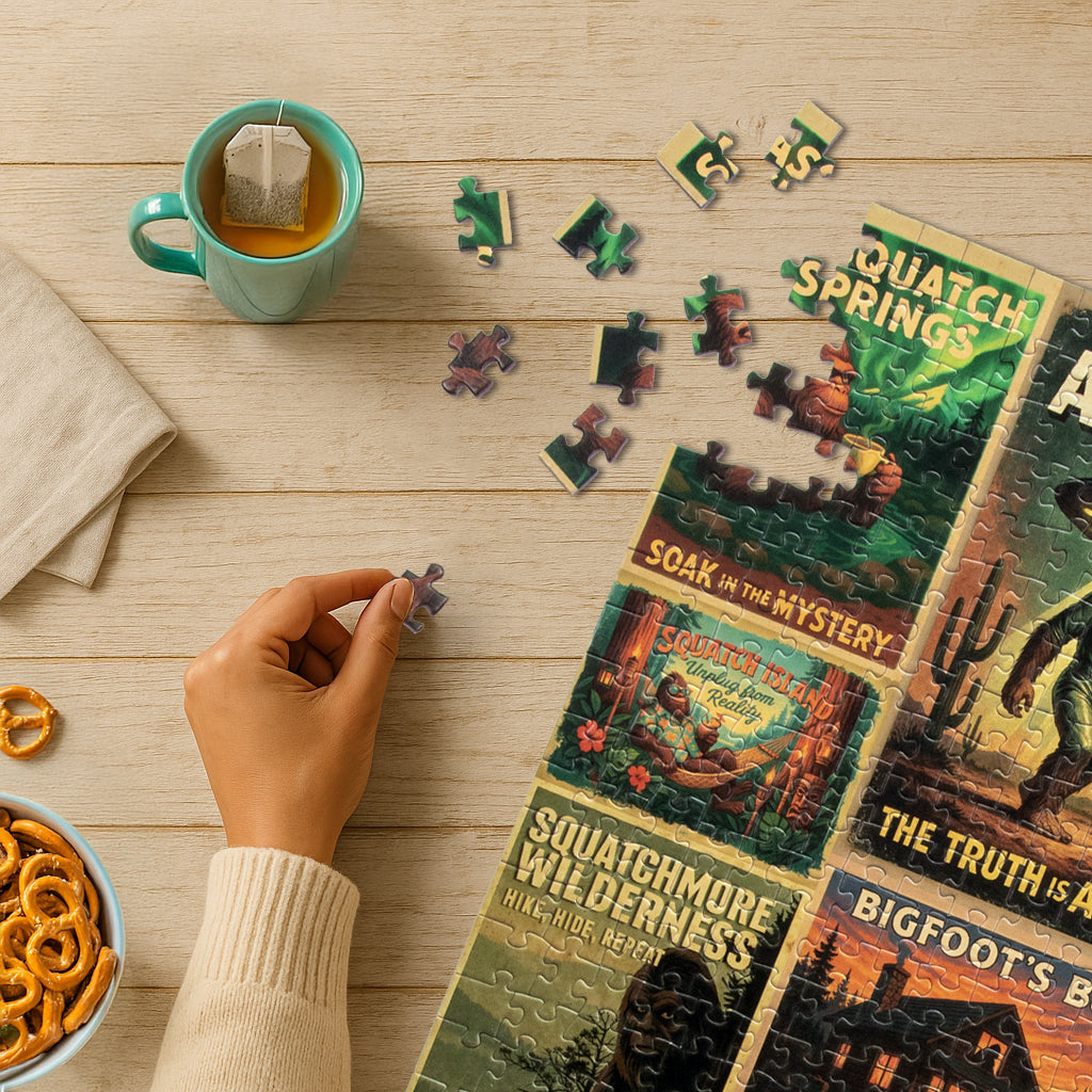 Bigfoot: The Legend is Afoot - 500 Piece Jigsaw Puzzle