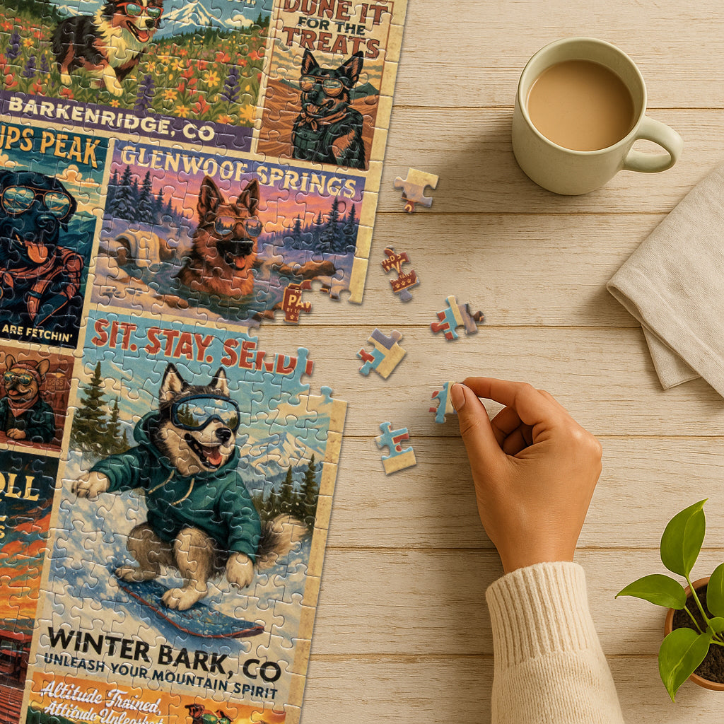 Howl If You Love Colorado - 500 Piece Jigsaw Puzzle