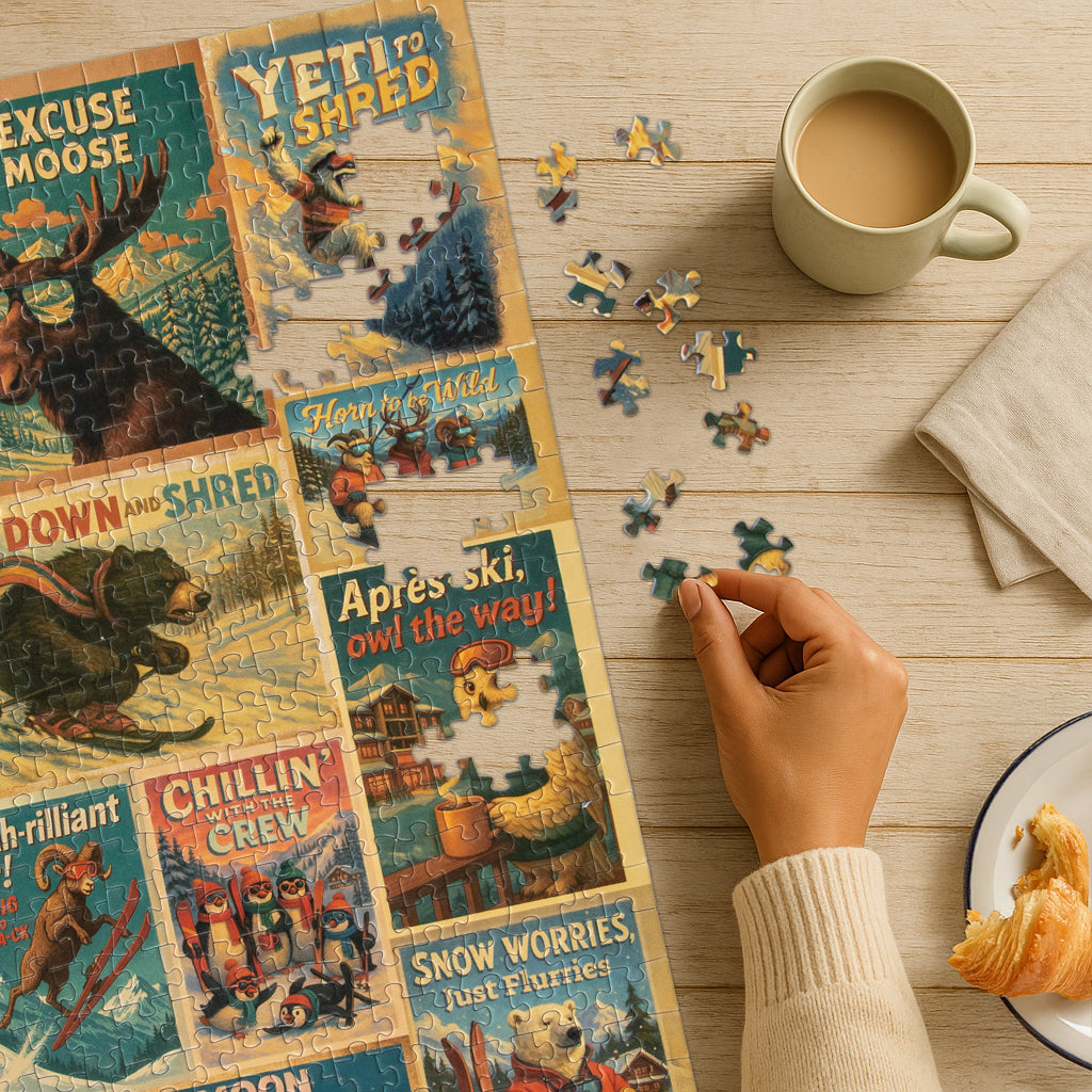 In Cool Company - 500 Piece Jigsaw Puzzle