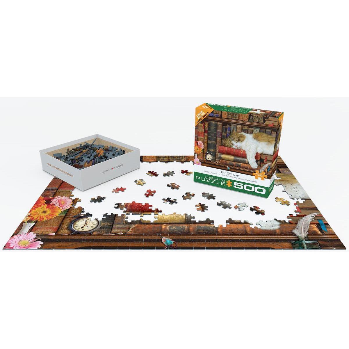 The Cat Nap – 500 Piece Jigsaw Puzzle