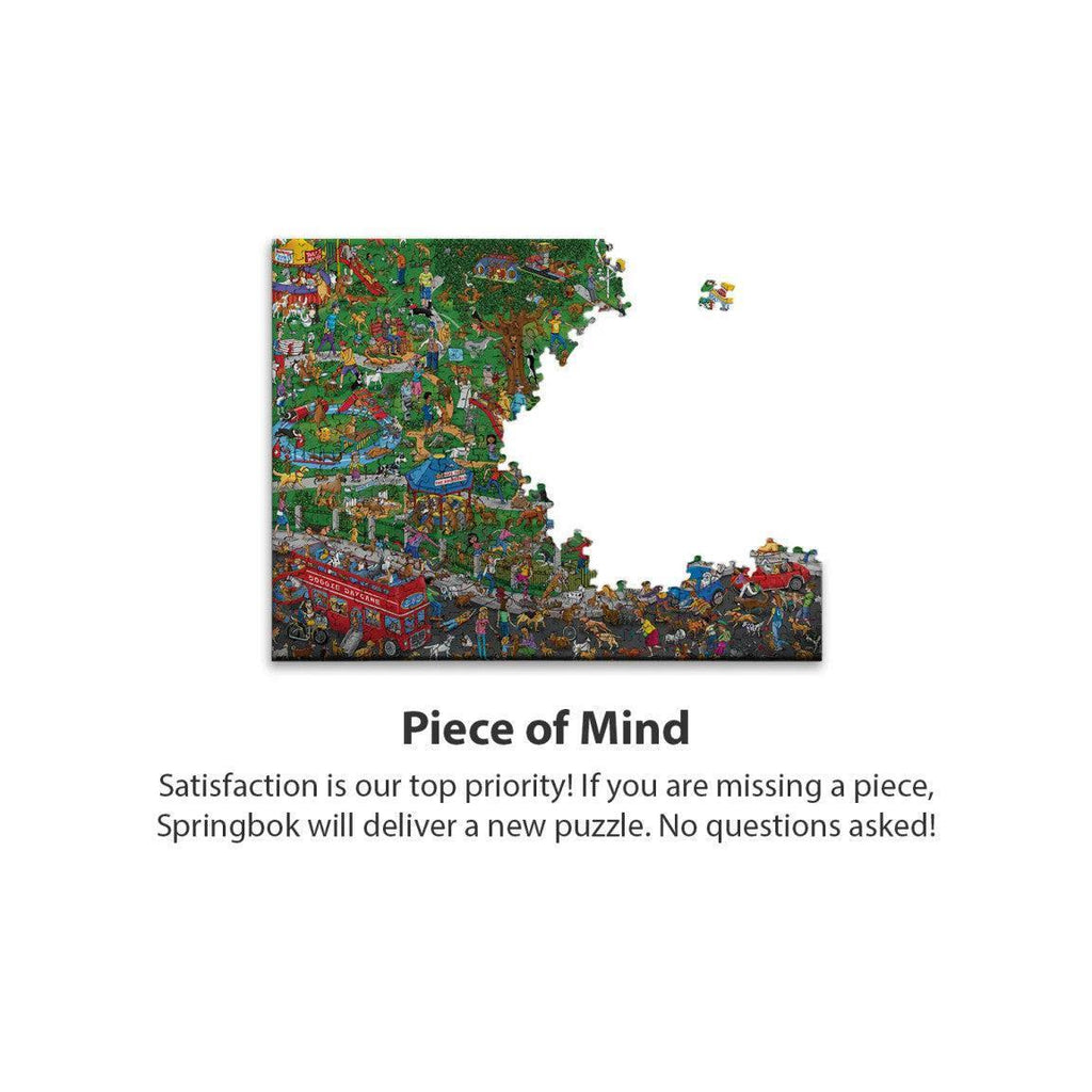 The Dog Park – Comic Dog 500 Piece Puzzle