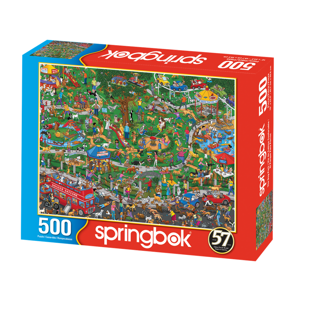 The Dog Park – Comic Dog 500 Piece Puzzle