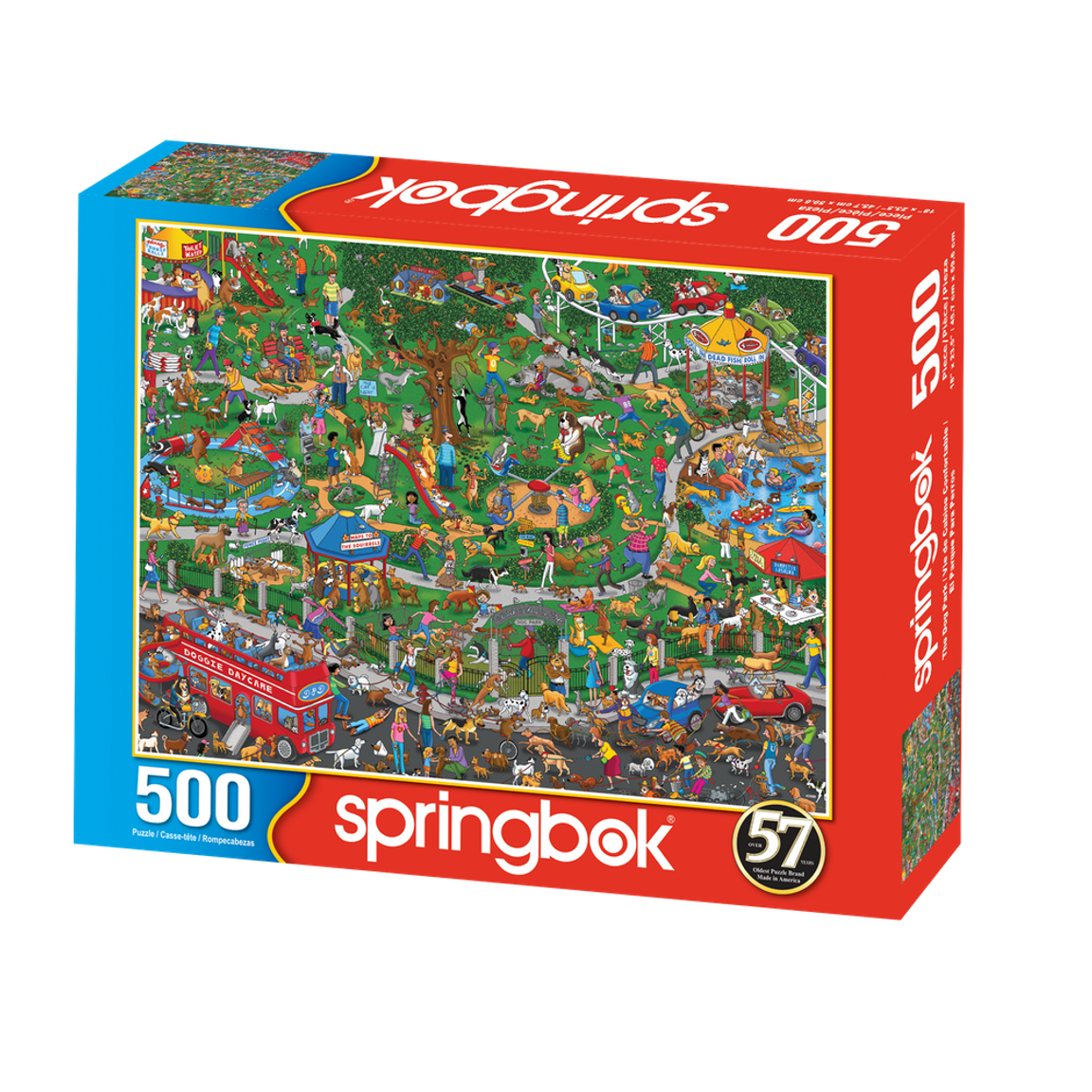 The Dog Park – Comic Dog 500 Piece Puzzle