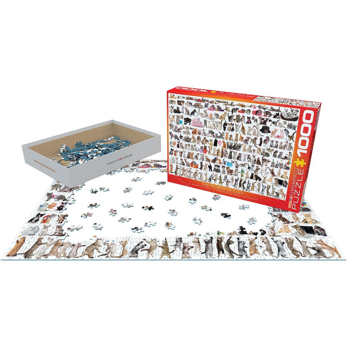 The World of Cats – Cat Breeds 1000 Piece Puzzle