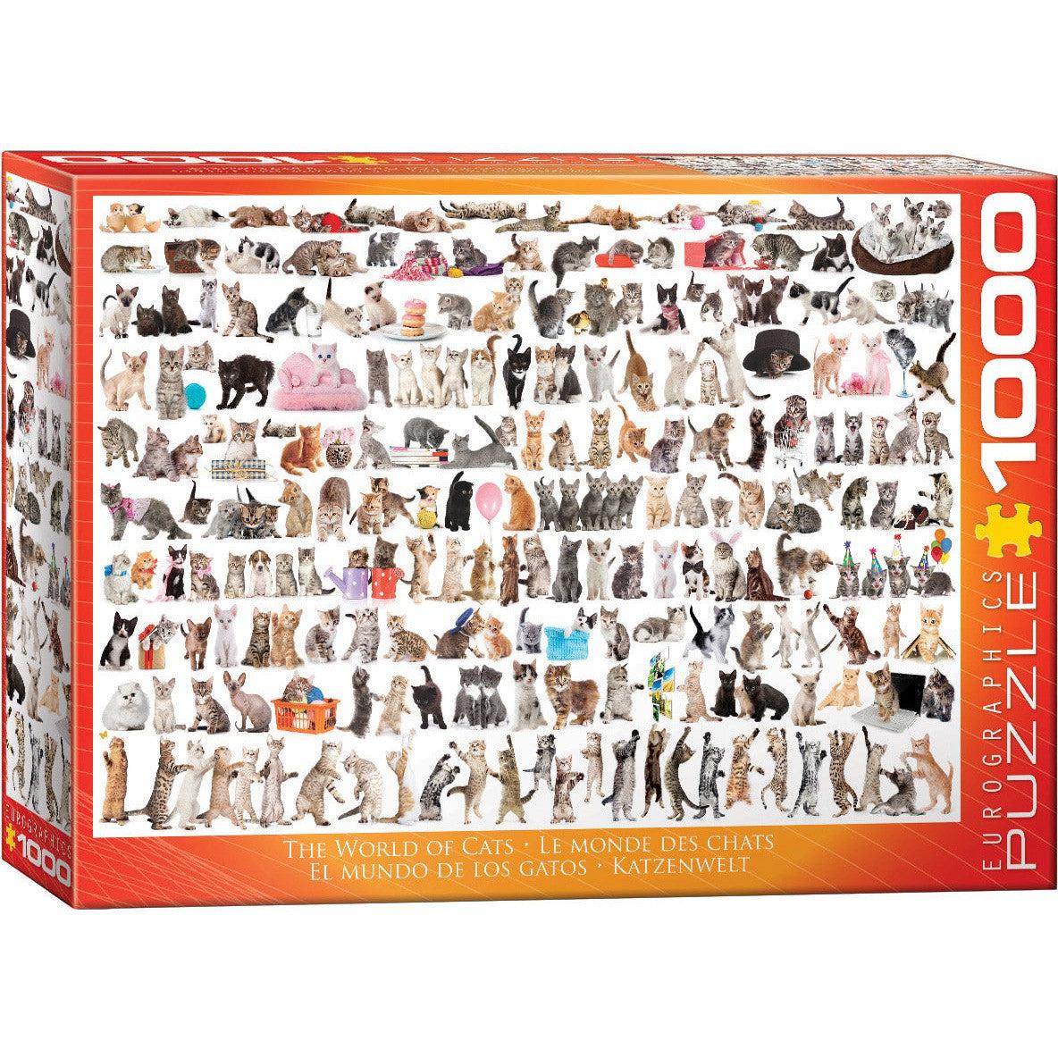 The World of Cats – Cat Breeds 1000 Piece Puzzle