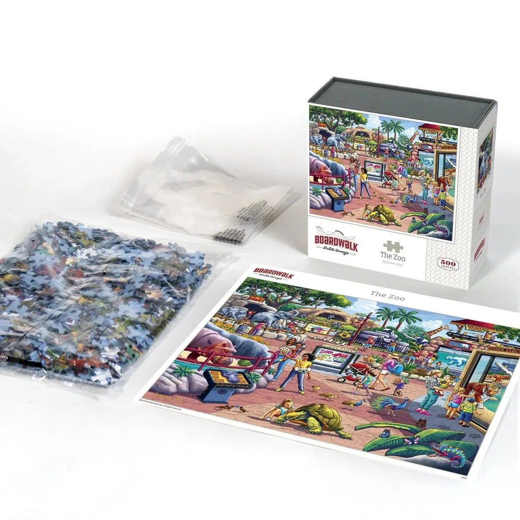 The Zoo – 500 Piece Jigsaw Puzzle
