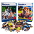Tiger & Lion - Set of 2 300 Piece Jigsaw Puzzles