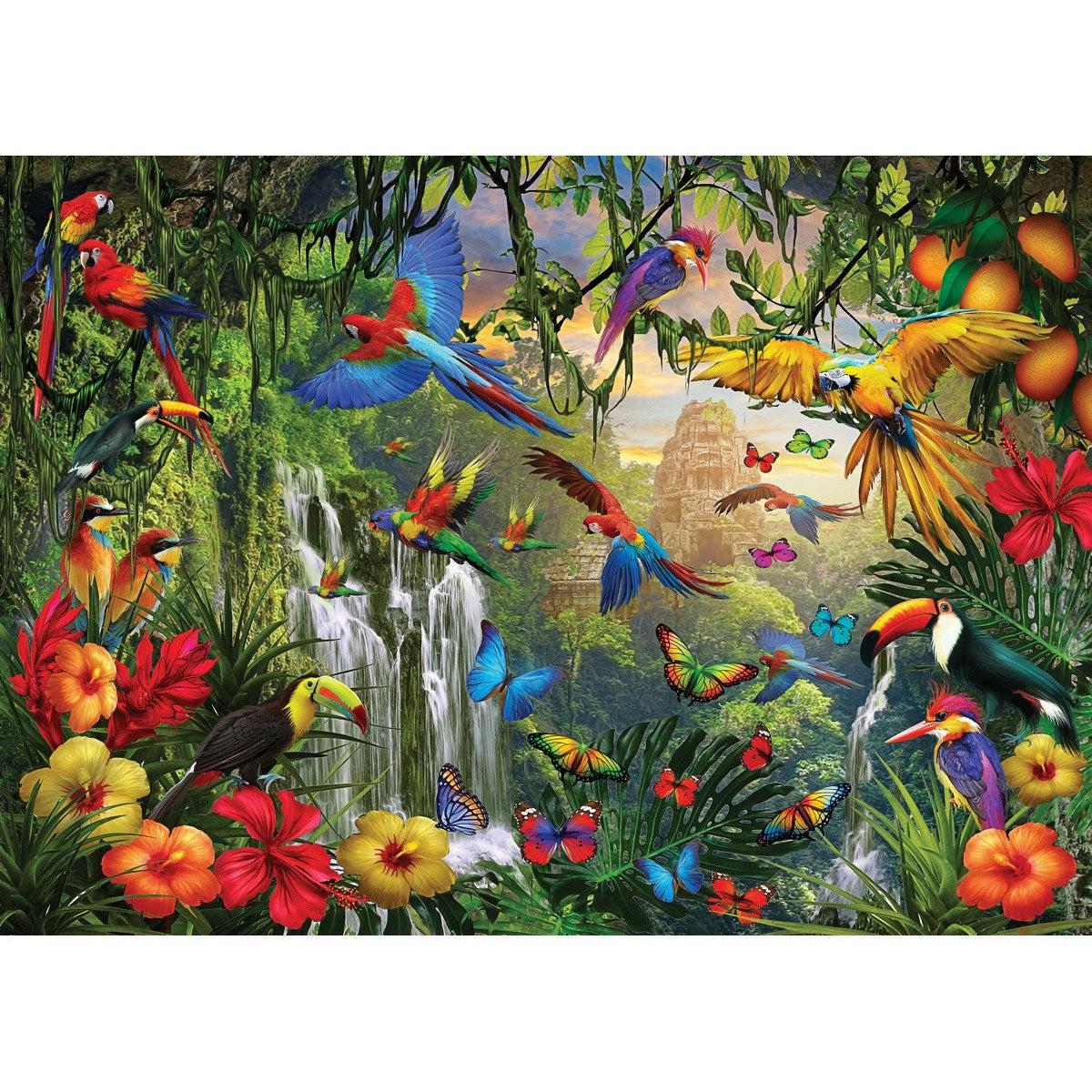 Tropical Bird Paradise - 500 Piece Jigsaw Puzzle