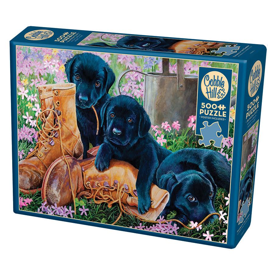 Trouble in the Garden - 500 Piece Jigsaw Puzzle