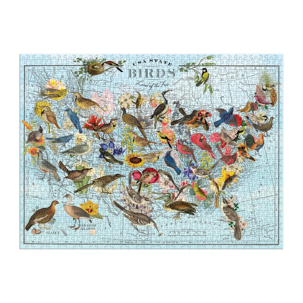 USA State Birds - 1000 Piece Jigsaw Puzzle