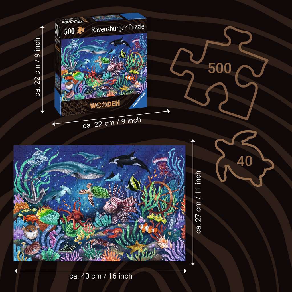 Under the Sea – 500 Piece Wood Puzzle