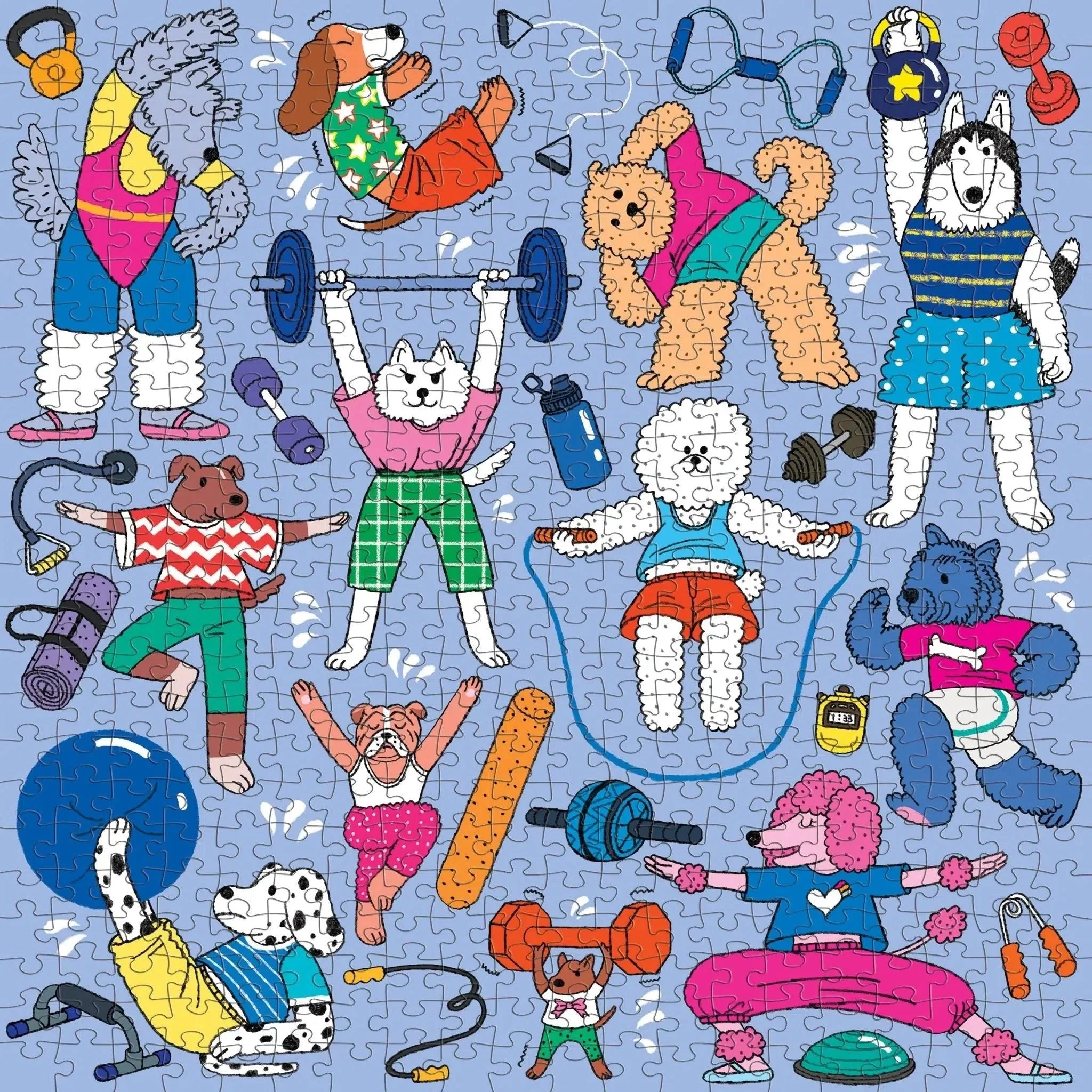 Well-Trained Dogs – 500 Piece Dog Puzzle
