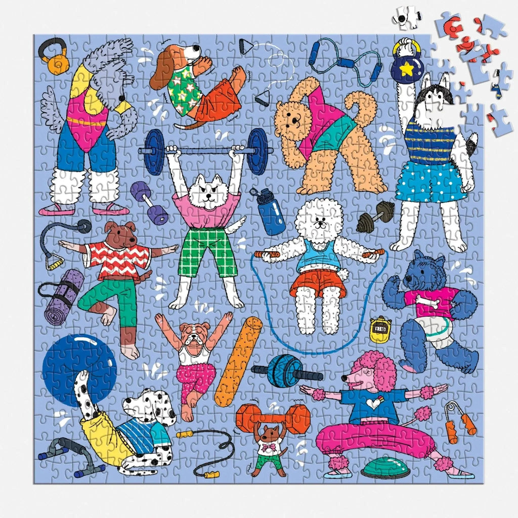 Well-Trained Dogs – 500 Piece Dog Puzzle