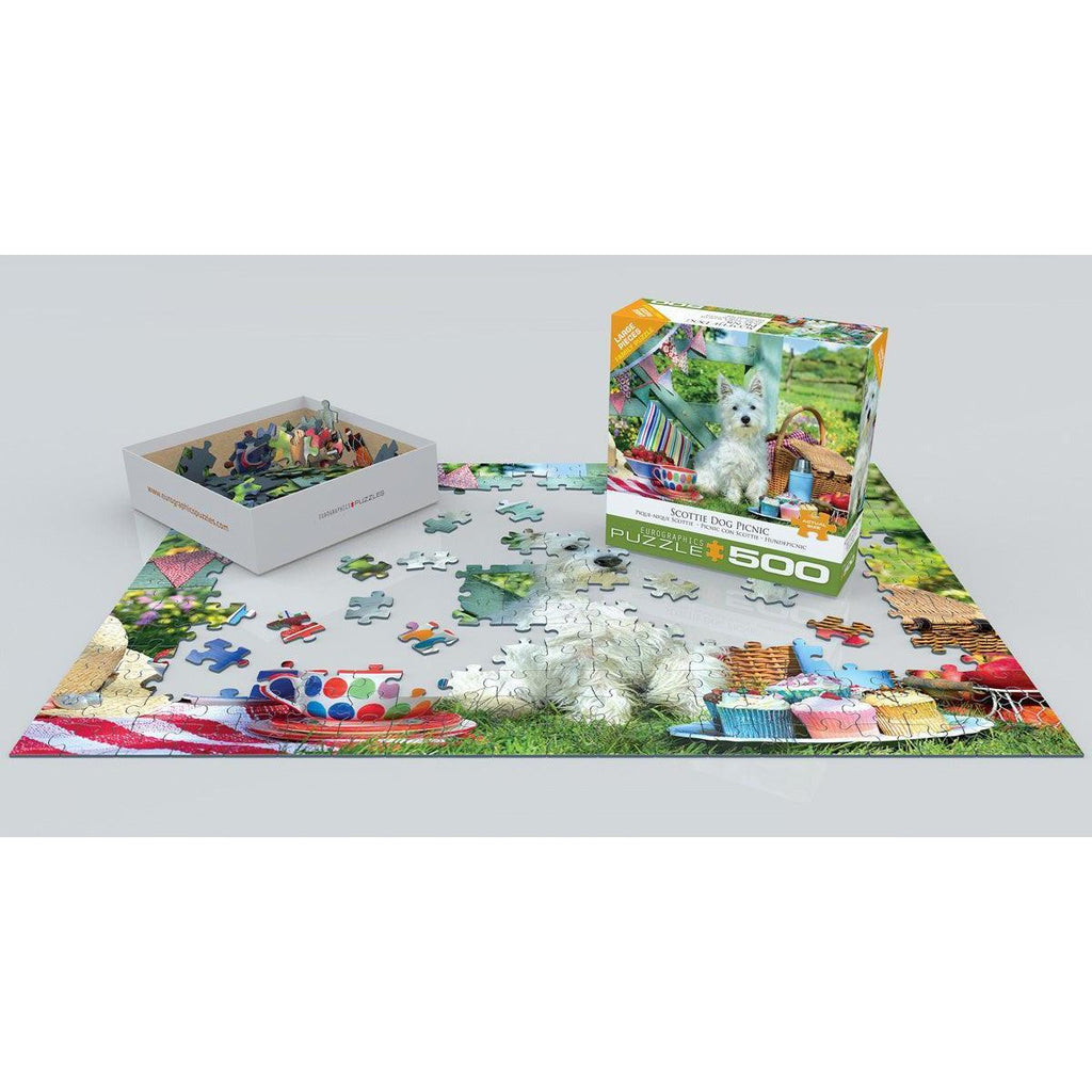 Westie Dog Picnic – 500 Piece Dog Puzzle