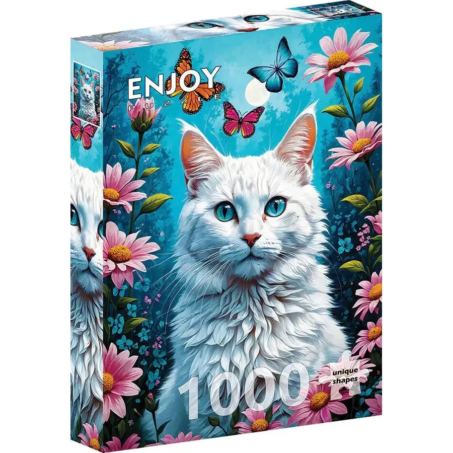 White Cat – 1000 Piece Jigsaw Puzzle