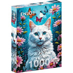 White Cat – 1000 Piece Jigsaw Puzzle