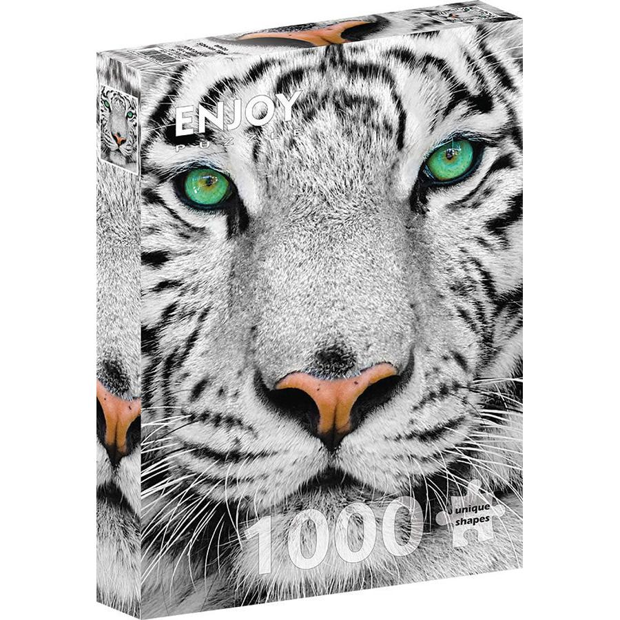 White Siberian Tiger – 1000 Piece Jigsaw Puzzle
