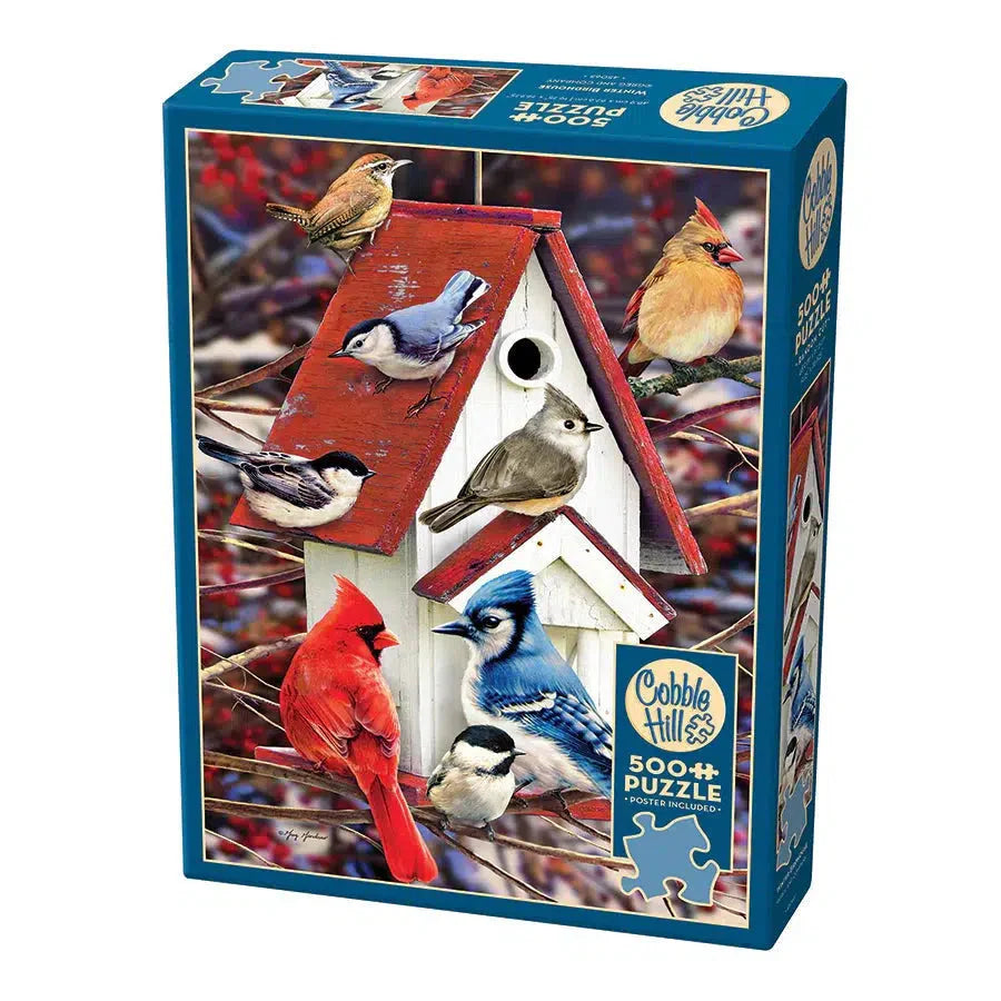 Winter Birdhouse – Birds 500 Piece Puzzle