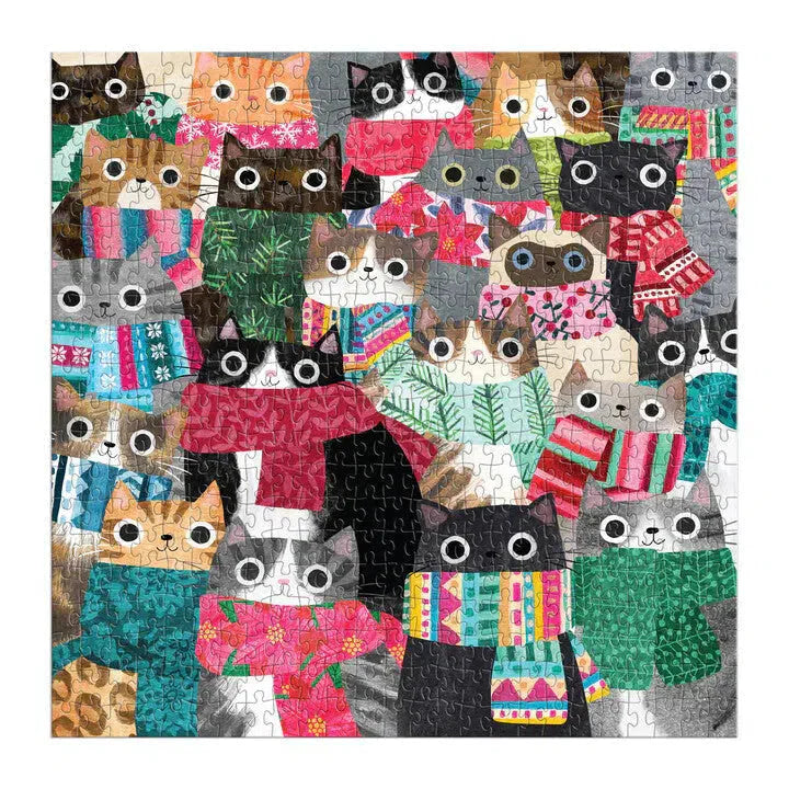 Wintry Cats – 500 Piece Jigsaw Puzzle