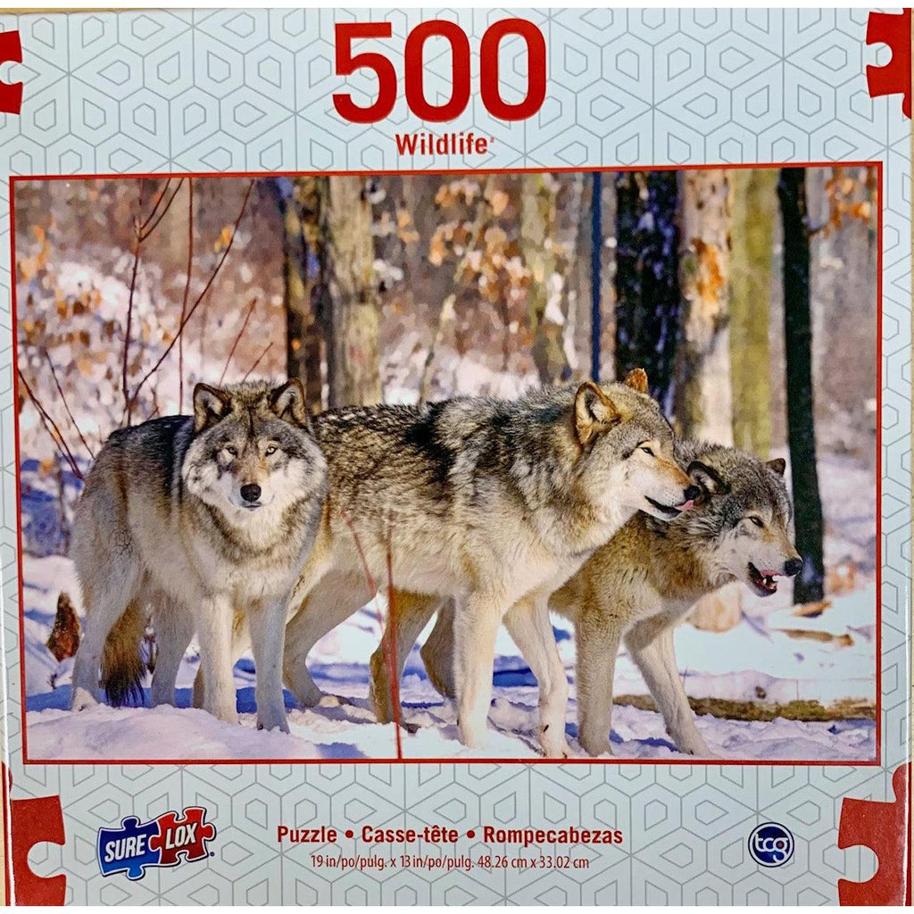 Wolves Wildlife - 500 Piece Jigsaw Puzzle