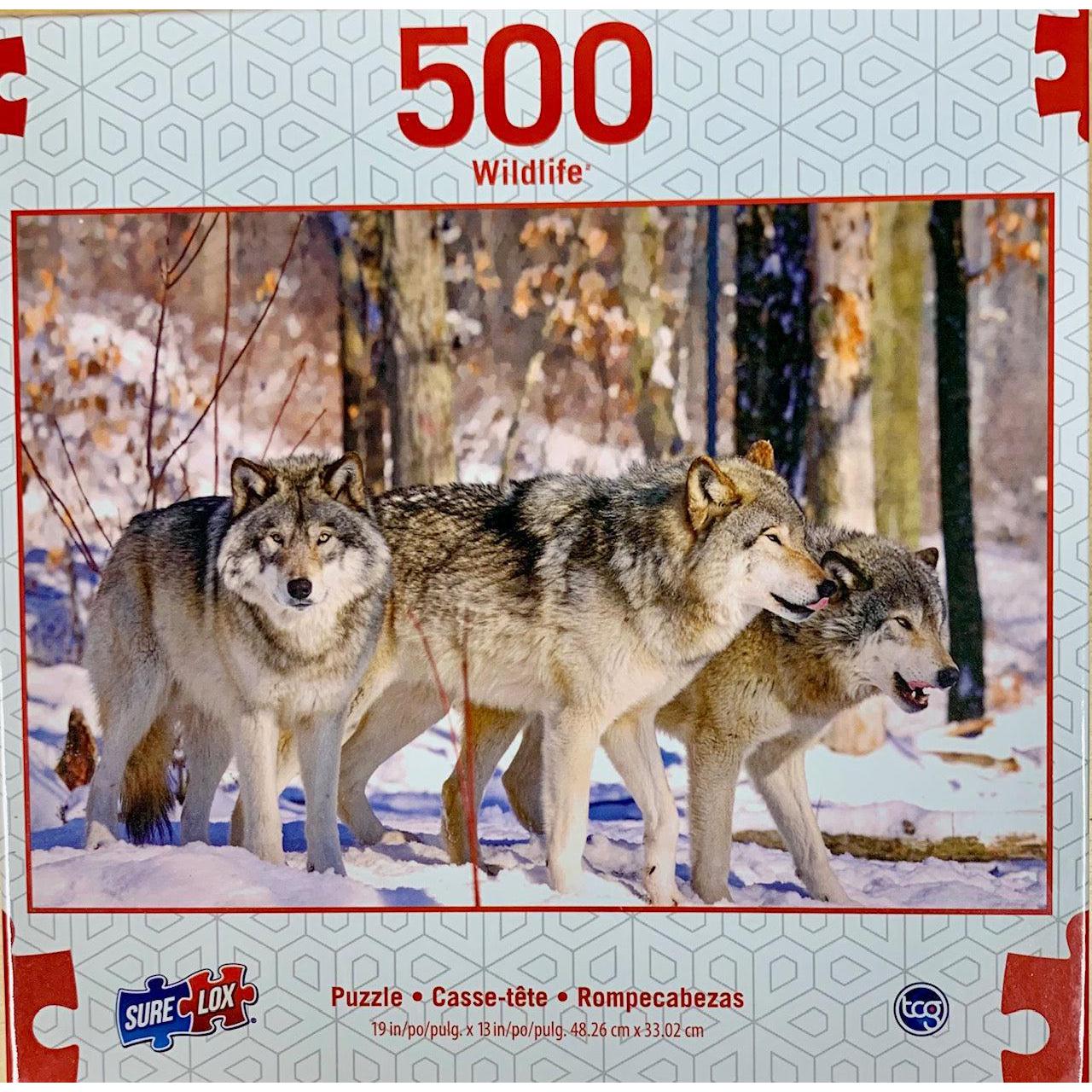 Wolves Wildlife - 500 Piece Jigsaw Puzzle