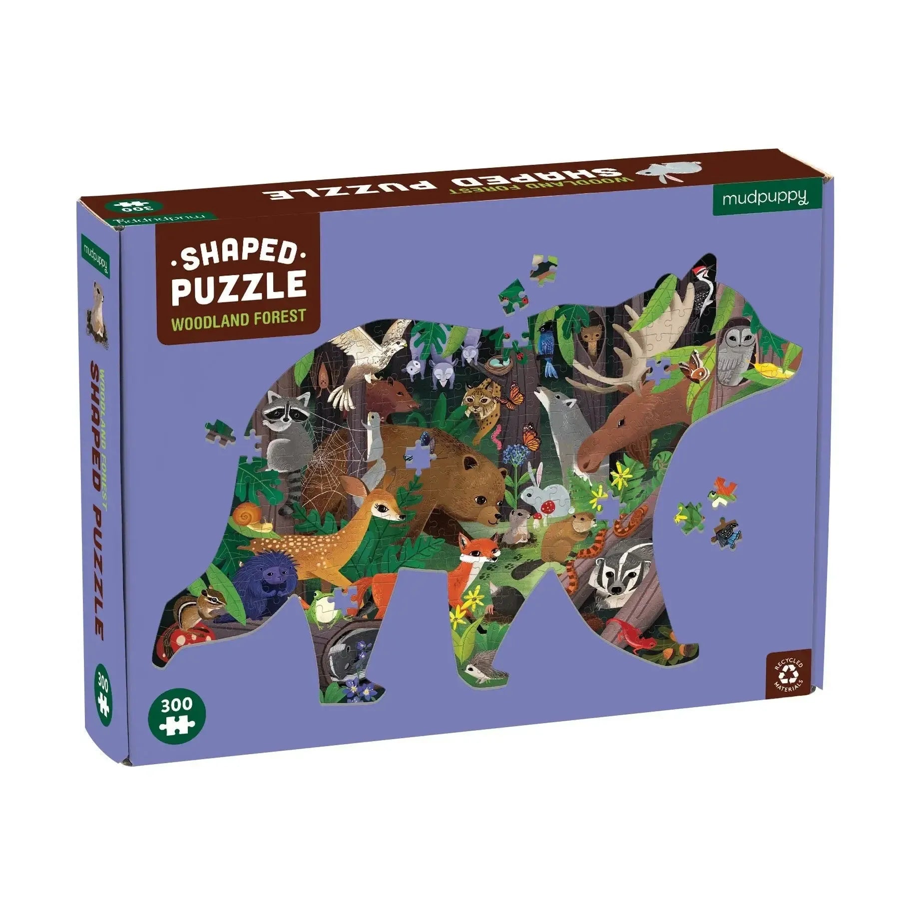 Woodland Forest – Bear 300 Piece Shaped Puzzle