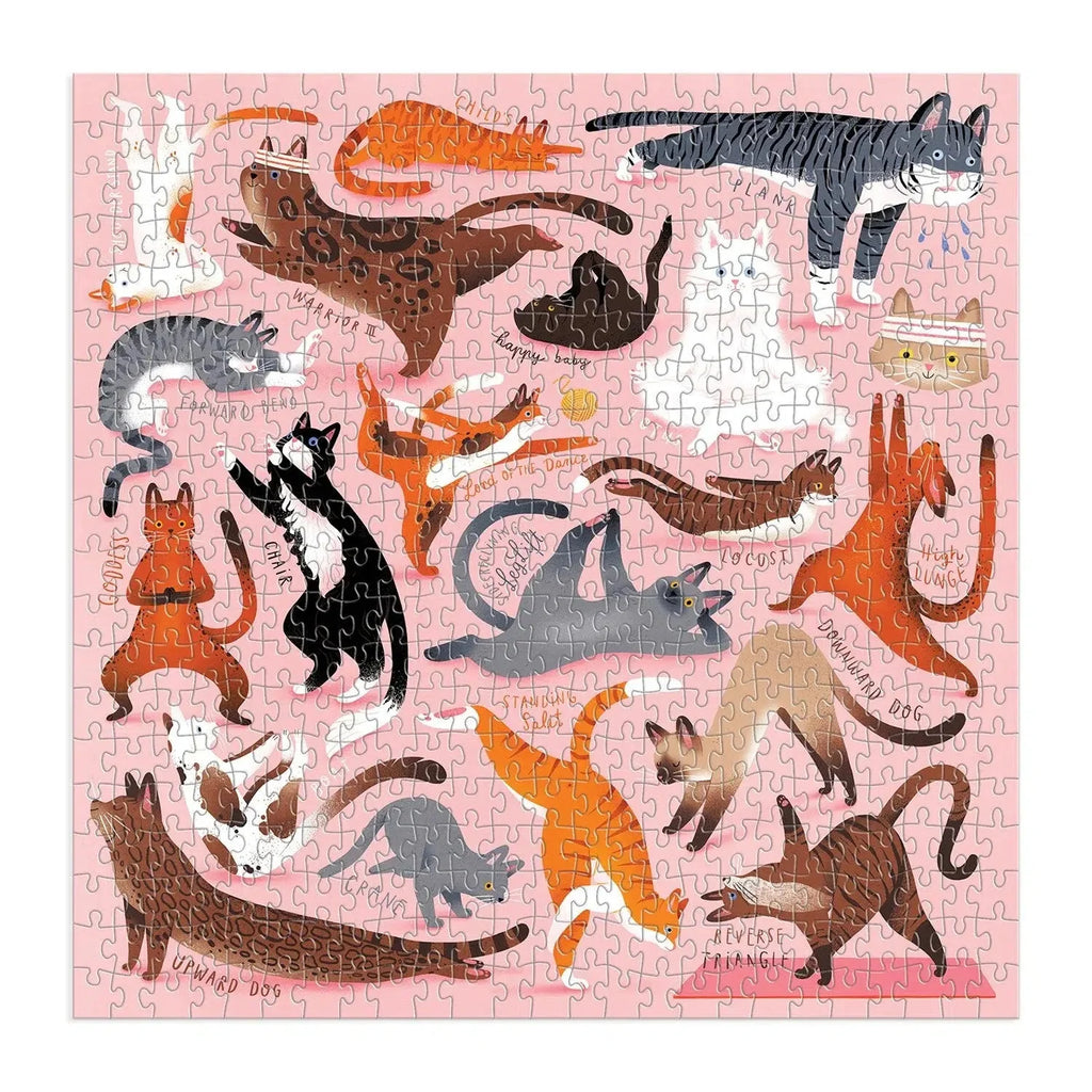 Yoga Cats – 500 Piece Jigsaw Puzzle