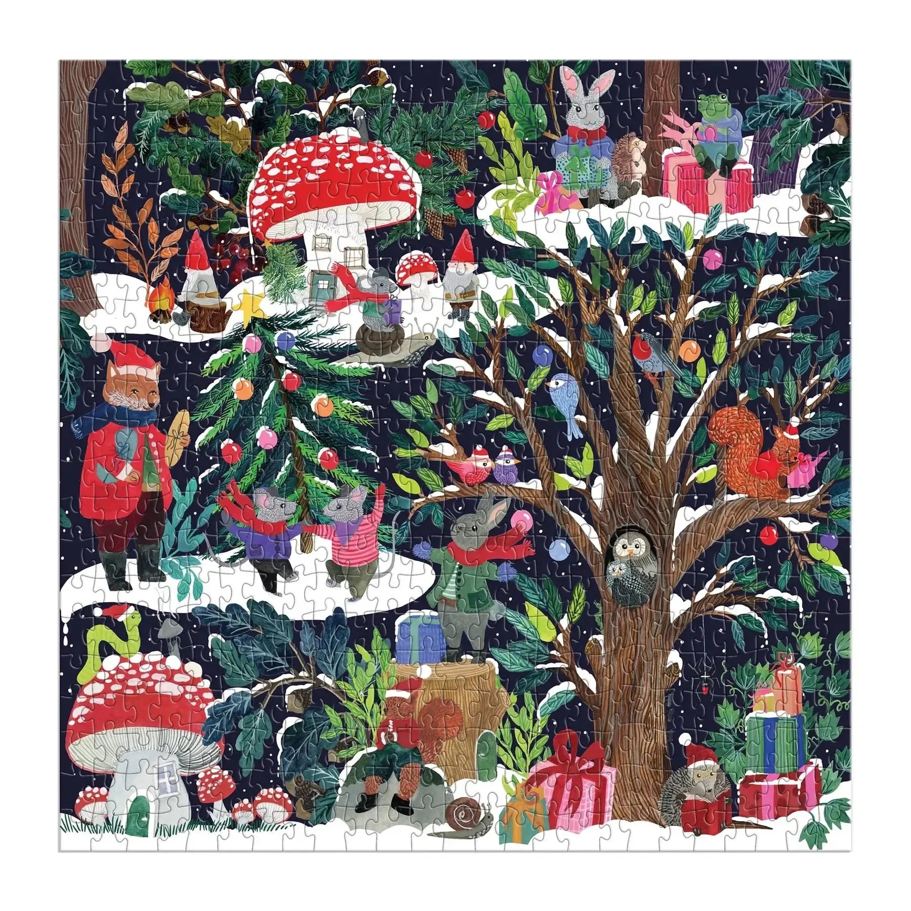 Yuletide Forest – Winter Forest 500 Piece Puzzle