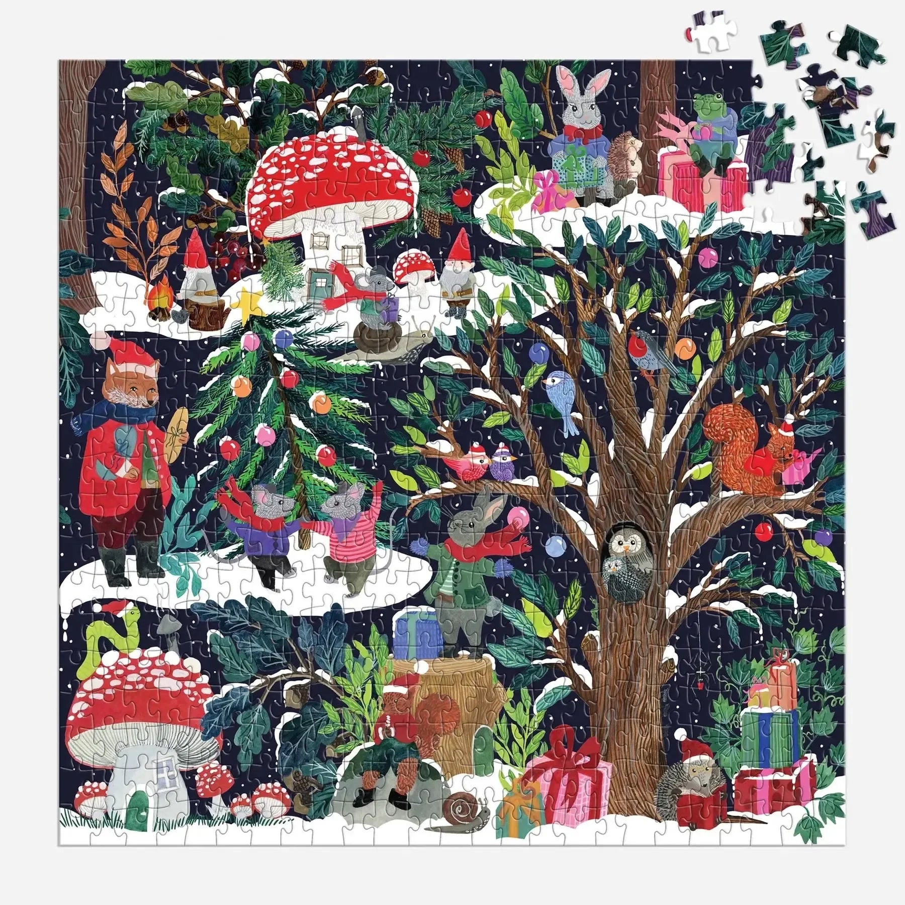 Yuletide Forest – Winter Forest 500 Piece Puzzle