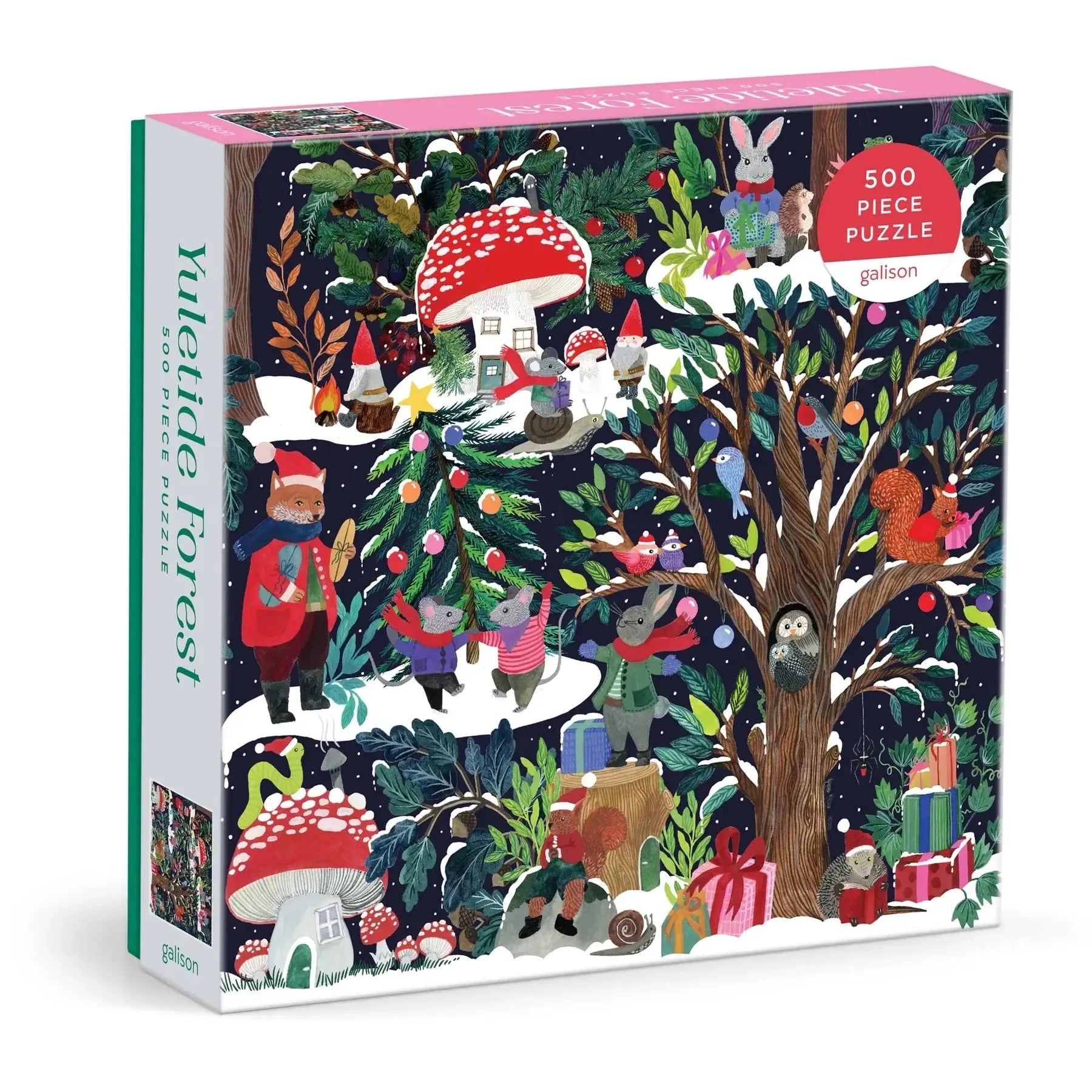Yuletide Forest – Winter Forest 500 Piece Puzzle