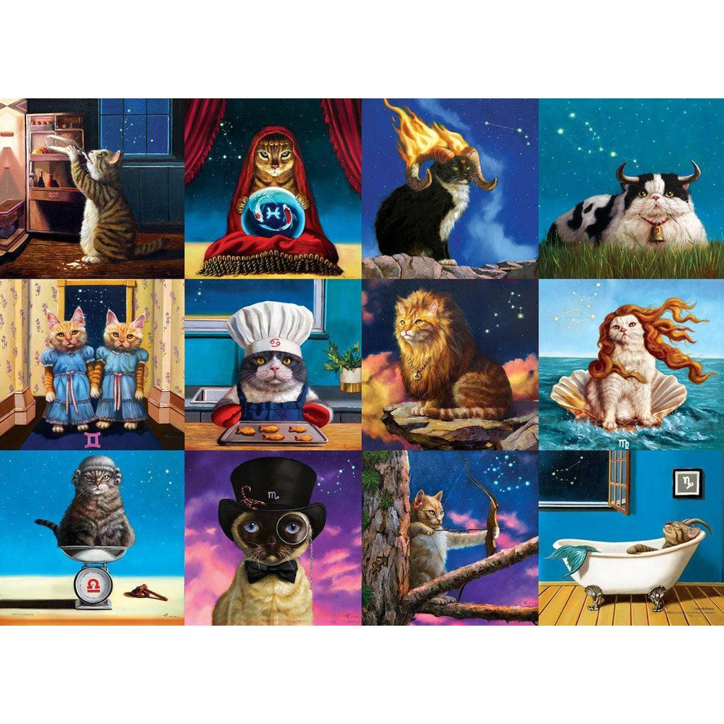 Zodiac Cats – 1000 Piece Jigsaw Puzzle