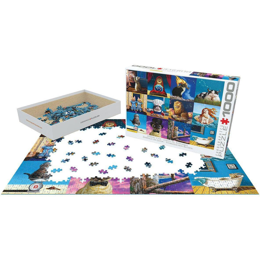 Zodiac Cats – 1000 Piece Jigsaw Puzzle
