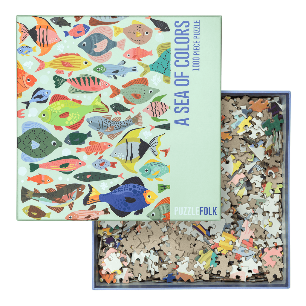 A Sea of Colors – Fish 1000 Piece Puzzle