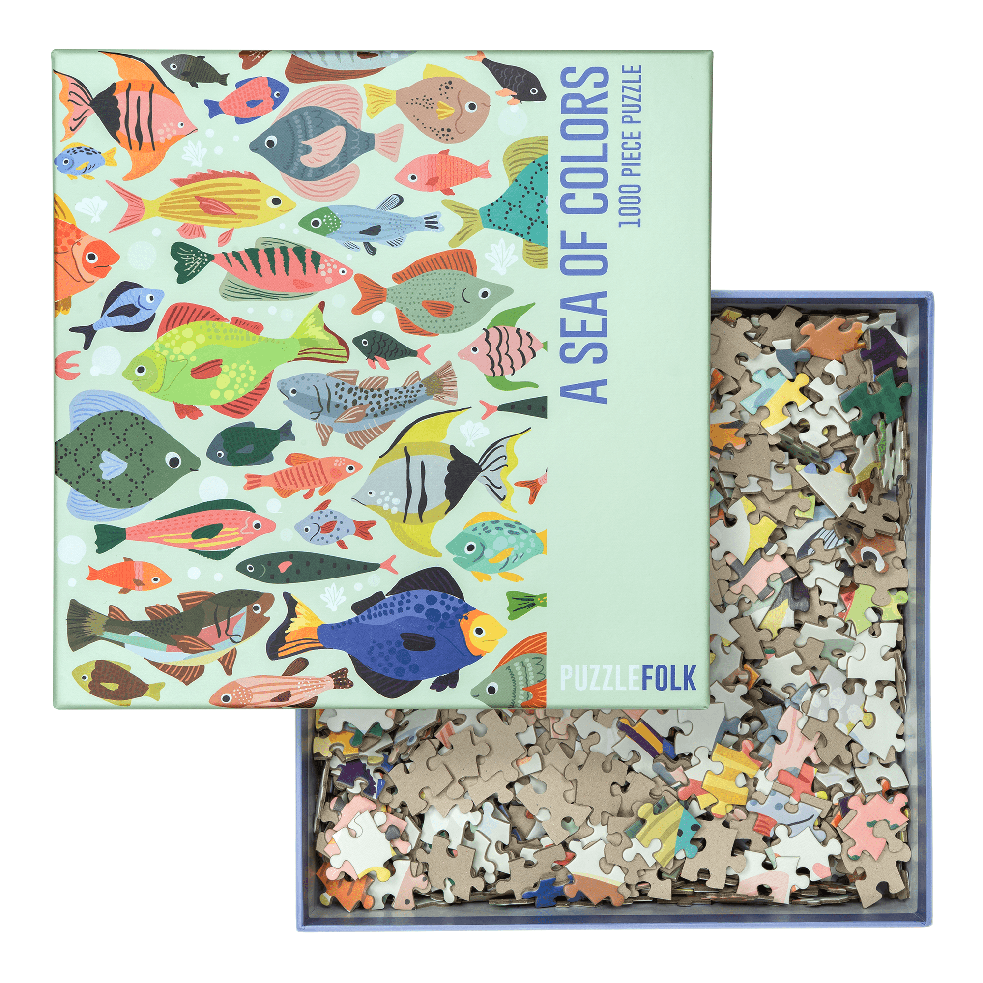 A Sea of Colors – Fish 1000 Piece Puzzle